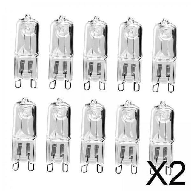 Bombillas halógenas,Lámpara halógena Bombillas para horno Bombillas halógenas G9,Bombillas halógenas G9 de 28 W Lámparas colgantes,Luces para gabinetes Luces de paisaje Lámparas de pie