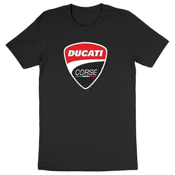 Unisex T-shirt ? 100% organic cotton ? Ducati Corse - Black - Vyb268