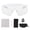 White, variant on Photochromic Bike Sunglasses TR90 Frame PC Lens Anti Fog Windproof Cycling Glasses for Men Women Outdoor Sports Black 7.48 inches / 19.00 cm Lightweight Gear