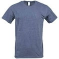 thumbnail image 3 of Gildan Mens Softstyle T-Shirt, S, Heather Navy (Pack of 2) 2 Heather Navy, 3 of 6