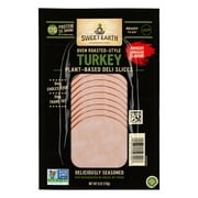 Sweet Earth Oven Roasted-Style Turkey Plant-Based Deli Slices, 6 oz