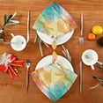 thumbnail image 4 of Satin Napkin Square 20 Inches Soft Smooth Decorative Napkins for Party Wedding Banquet and Dinner Vibrant Colorful Tulips, 4 of 8