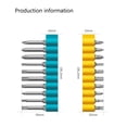 thumbnail image 2 of Ensemble de Embouts de Tournevis Magnétique HOTO Remplacement Phillips/Slotted/Hex/Torx en Acier Allié Ensemble de 10 Pcs, 2 of 9