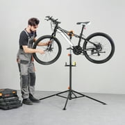 SKYSHALO Bike Repair Stand 80LBS Adjustable Maintenance Folding Bike Rack Tool Tray