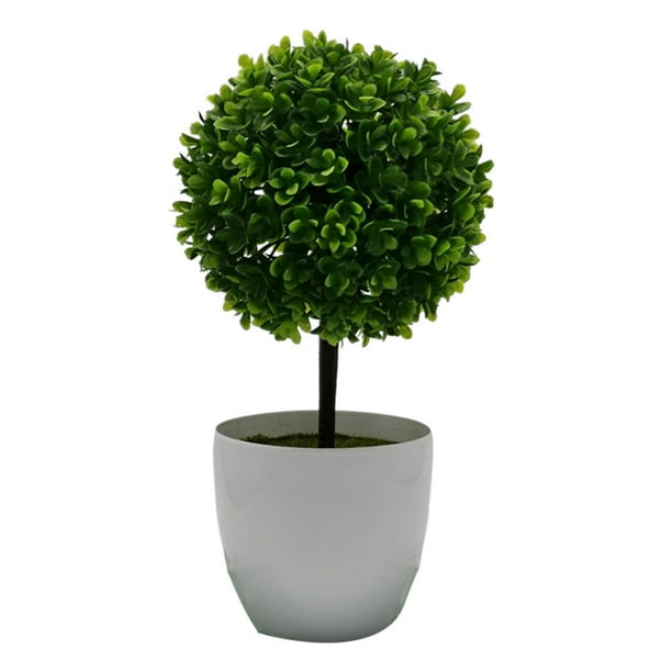 Wosthever Bonsái de plantas artificiales de mantenimiento de bajo costo para fácil cuidado decoración elegante bonsái pequeño árbol Decoración verde