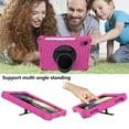 thumbnail image 6 of Dteck with Shoulder Strap Case for iPad mini 6th Generation 8.3-inch, Heavy Duty Rugged Shockproof Case with Adjustable Hand Strap,Rotating Kickstand Rubber Cover,Rose, 6 of 7