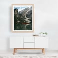 thumbnail image 3 of boats on Pragser Wildsee - Trentino-South Tyrol Italy Photography Mountain Lake Boat Nature Scenic Landscape Wilderness Unframed Wall Art Print 8 x 10 inches, 3 of 4