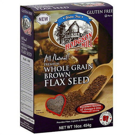 Hodgson Mill Whole Grain Flax Seed, 16 oz. (Pack of 8)
