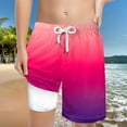 thumbnail image 2 of adviicd Boys Swim Trunks Quick Dry Trunks Swimsuit Boys Swim Board Shorts Stretchy Swim Trunks for Boys (Hot Pink,6-7 Years), 2 of 4