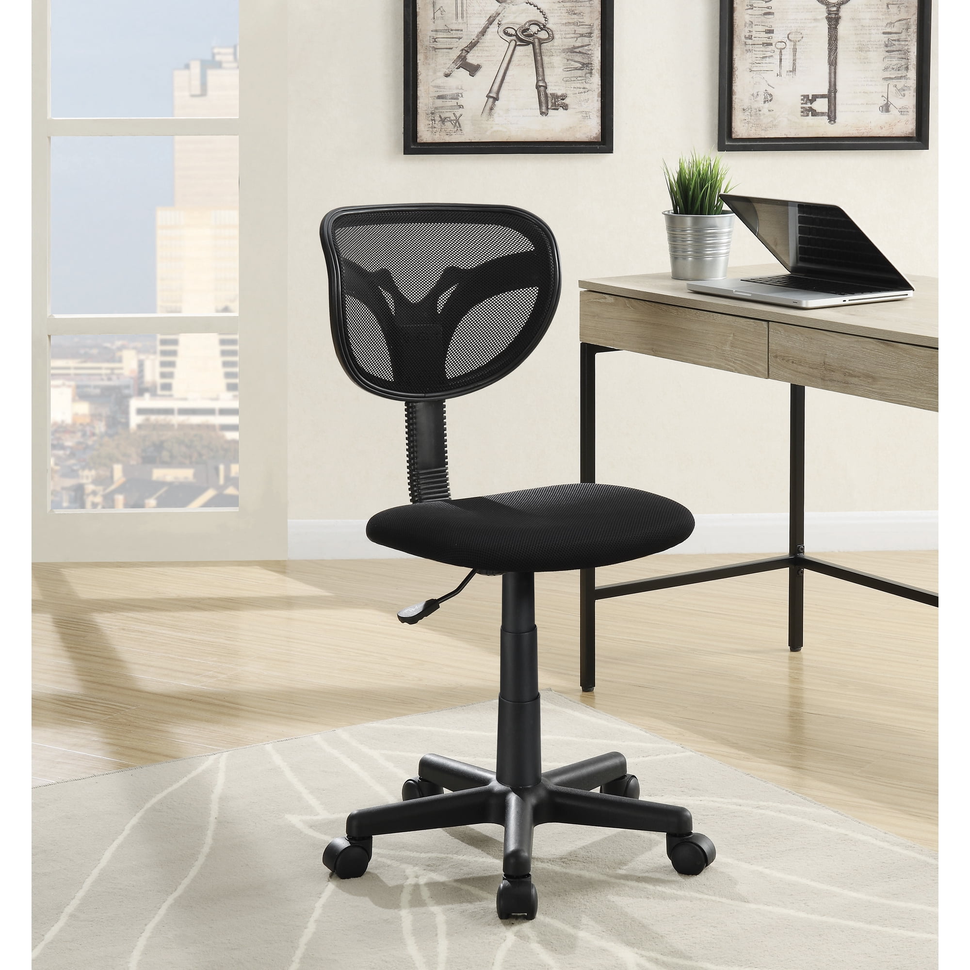 adjustable height office chair black product