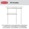 thumbnail image 6 of Rubbermaid Configurations White 3-6 foot Closet Kit, 6 of 6