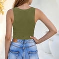 thumbnail image 5 of LIaqionyy Tank Tops for Women V Neck Ribbed Knit Slim Sleeveless Basic Tee Casual Summer Going out Clothes, 5 of 6