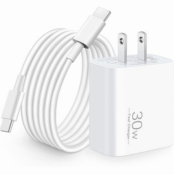 xixishop 30W USB C Fast Charger for Google Pixel 10/10 Pro XL/10 Pro Fold/9/9 Pro XL/8/8a/8 Pro/7/7a/6/5/4/3 XL, 30 Watt Type C Super Fast Wall Charger Block with 6FT Charging Cable