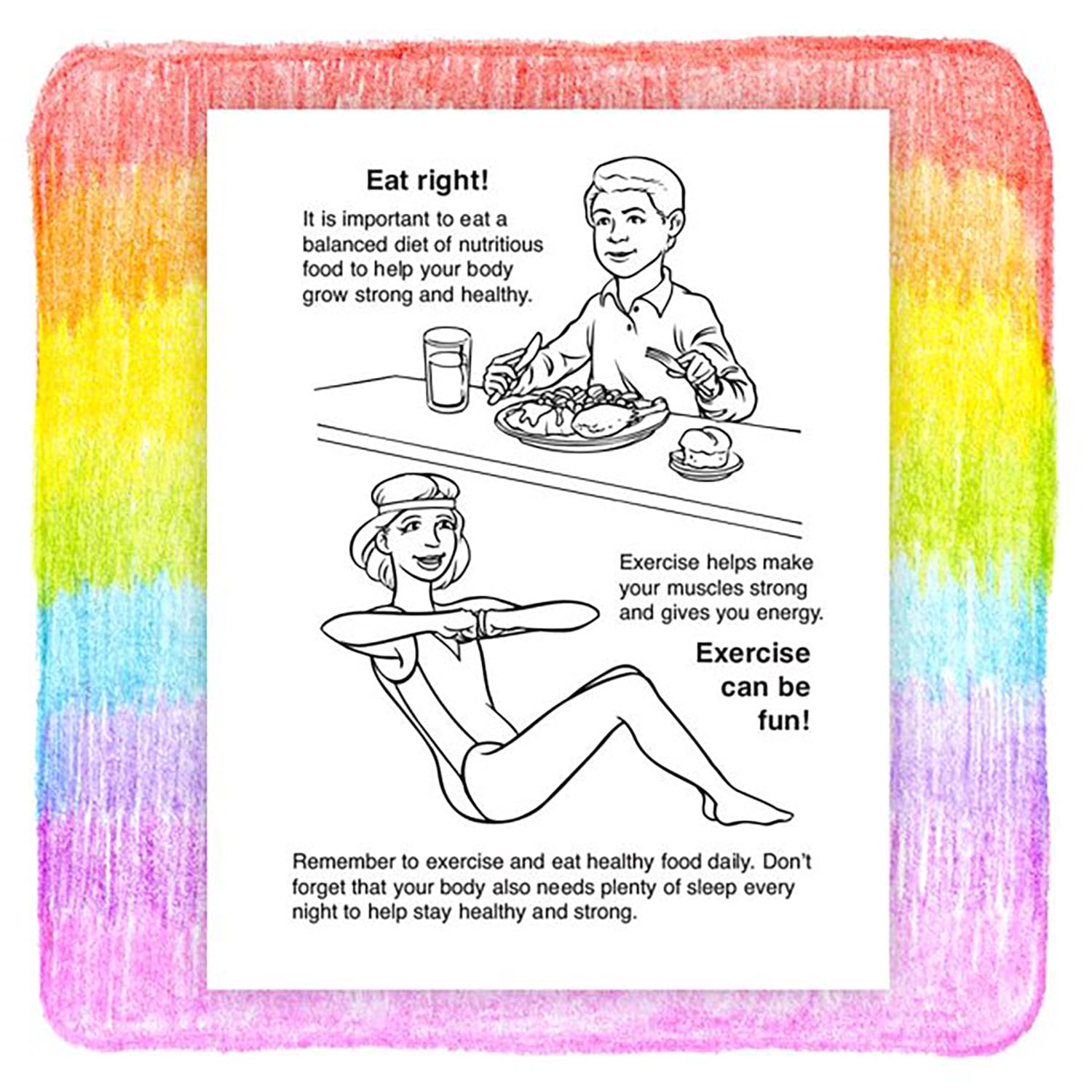 25 Pack - A Guide to Health and Safety Kid's Coloring & Activity Books