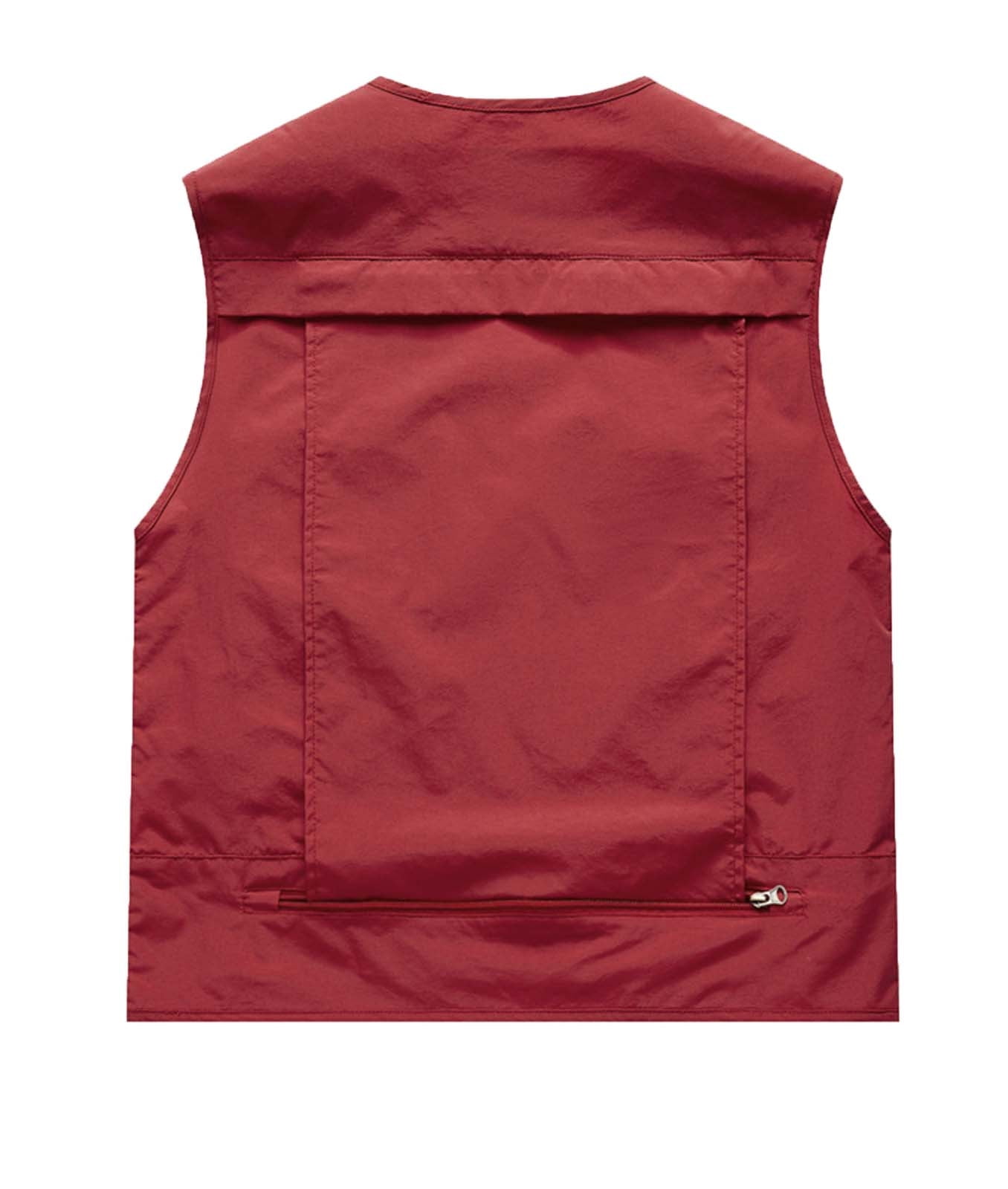 Rloper-Lop Men Summer Outdoors Work Vests Running Waistcoats Outerwears Photography Journalist Cargo Vest Jackets with Multi Pockets