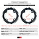 thumbnail image 2 of Greeniant Juego de bielas para bicicleta 104BCD, bielas redondas resistentes, pieza para deportes al aire libre Ciclismo Negro 34T Greeniant OD020864-02, 2 of 6