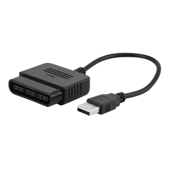 Adaptador de controlador convertidor de controlador de juego para PS3/PC convertidor de adaptador de 2 controladores a USB para PS3