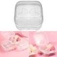 thumbnail image 1 of Makeup Egg Container Empty Transparent 4 Capacity Beauty Sponge Storage, 1 of 10