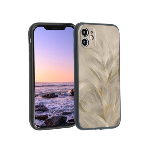 Abstract-botanical-4 Phone Case, Degined for iPhone 11 Case Men Women, Flexible Silicone Shockproof Case for iPhone 11
