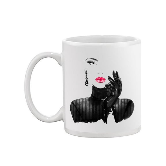 Abstract Woman Portrait Design Mug Unisex's -Image by Shutterstock
