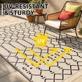 thumbnail image 4 of Alfombra de exterior Smiry, 152 x 244 cm, impermeable y reversible, color beige, 4 of 7