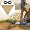 thumbnail image 3 of Guardoinrt Siège de Pêche en Toile Compact et Robuste pour Randonnée et Camping Kaki Simple 1ensemble, 3 of 5