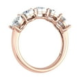thumbnail image 2 of 1 Carat 5-Stone Diamond Wedding Band Ring in 14K Rose Gold (Ring Size 8), 2 of 4