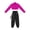Rose, variant on renvena Youth Girls Outfits for Hip Hop Dance Crop Top with Pants Set Sweatshirt and Sweatpants Tracksuit