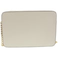 thumbnail image 2 of Michael Kors Jet Set Saffiano Leather Crossbody Bag - Optic White / Gold, 2 of 3