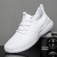thumbnail image 2 of Deporte casuales Hombres Slip-On Mesh Lace Up Comfort para viajes, 2 of 9