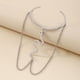 thumbnail image 4 of Brazalete de borlas de cadena brazalete de brazo superior, brazalete de joyería de brazo superior ajustable, 4 of 5
