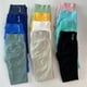 thumbnail image 2 of Leggings para mujer con logotipo, mallas de yoga sin costuras, pantalones deportivos para gimnasio, mallas de fitness de alta elasticidad con banda acanalada baja, 2 of 5