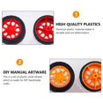 thumbnail image 4 of Toy Car Replacement Wheels For Children Five- Style Optimal For Model Building 8Pcs, 4 of 5