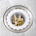 thumbnail image 4 of Gnwei Plastic Sink Strainer, Flexible Kitchen Sink Drainers, Easy Clean Sink Drain Filter Basket, Kitchen Sink Basket Strainer, Traps Food Debris and Prevents Clogs(Multicolored), 4 of 9