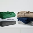 thumbnail image 5 of Tribeca Living Cotton Waffle Weave Garment Washed Oversized Blanket or Throw Queen - Silver Grey, 5 of 5
