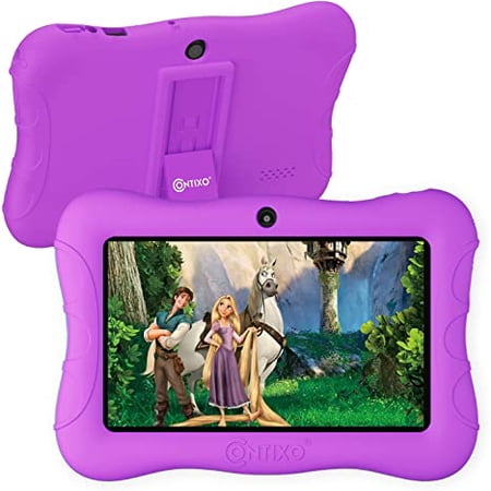 Lanliyunoutlet Kids Tablet V9  7-inch HD  Ages 3-7  Toddler Tablet with Camera  Parental Control - Android 10  32GB  WiFi  Learning Tablet for Kids  Purple