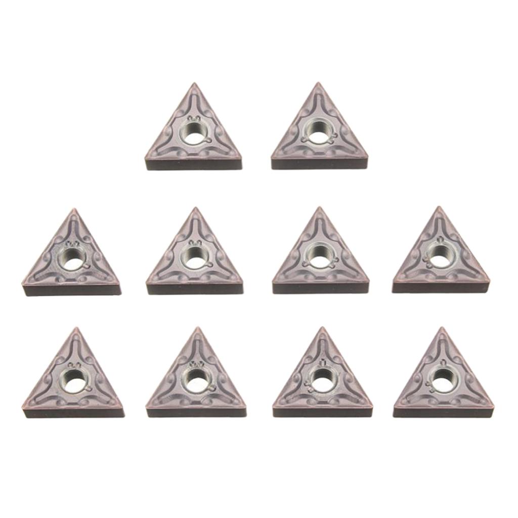 10 Inserts Carbure TNMG160404-MA LF6018 — Pour Tournage Semi-finition Et Finition Acier