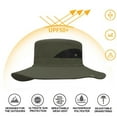 thumbnail image 3 of Sun Hats for Men/Women, Wide Brim Bucket Hat Waterproof Breathable Packable Boonie Hat for Fishing UPF 50 UV Protection, 3 of 7