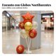 thumbnail image 4 of Abbraccia Decoración de globos para Año Nuevo, globos de mesa rojos festivos y de suelo, ambientación en centro comercial, 4 of 6