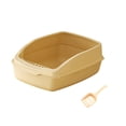 thumbnail image 1 of DOLITY Cat Litter Box Durable Kitten Potty Toilet for Indoor Cats Rabbit Small Pets Yellow, 1 of 9