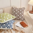 thumbnail image 5 of Geometric Links Accent Decorative Pillow (With/Without Inserts) 18"x18" Set of 2, 5 of 7
