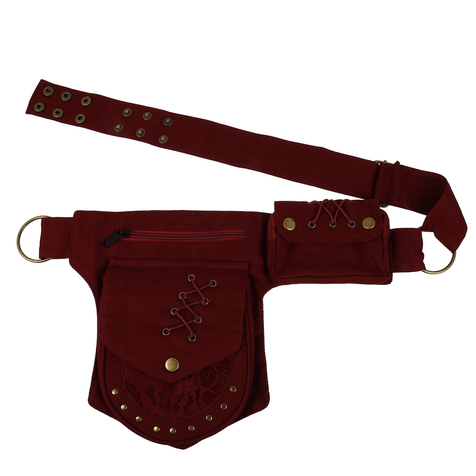 Frcolor Waist Bag Belt Pouch Fabric Phone Pack Bags Case Purse Fanny