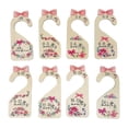 thumbnail image 1 of 8 divisores de armario de madera para decoración de guardería, minimalistas, reutilizables, para ropa, para el hogar, niñas y bebés., 1 of 9