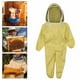 thumbnail image 3 of Inteprter Traje de mono para niños Traje de protección con diseño de cremallera y capucha para niños Ropa de cuidador de abejas para niños Cubiertas para muebles de jardín amarillo METRO, 3 of 6