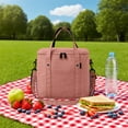 thumbnail image 1 of Amzcrzy Polyester Lunch Storage Insulated Lunch Box Bag One Shoulder Portable Bento Bag Lunch Box Bento Bag Insulated Bag Dorm Room Essentials Kitchen Appliances Home and Kitchen Storage Cabinet, 1 of 6