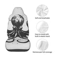 thumbnail image 4 of Balery Abstract Ink Octopus Funda de Asiento para Auto con Diseño - Cubierta Frontal Suave y Transpirable con Protector Antideslizante- 1 Unidad, 4 of 5
