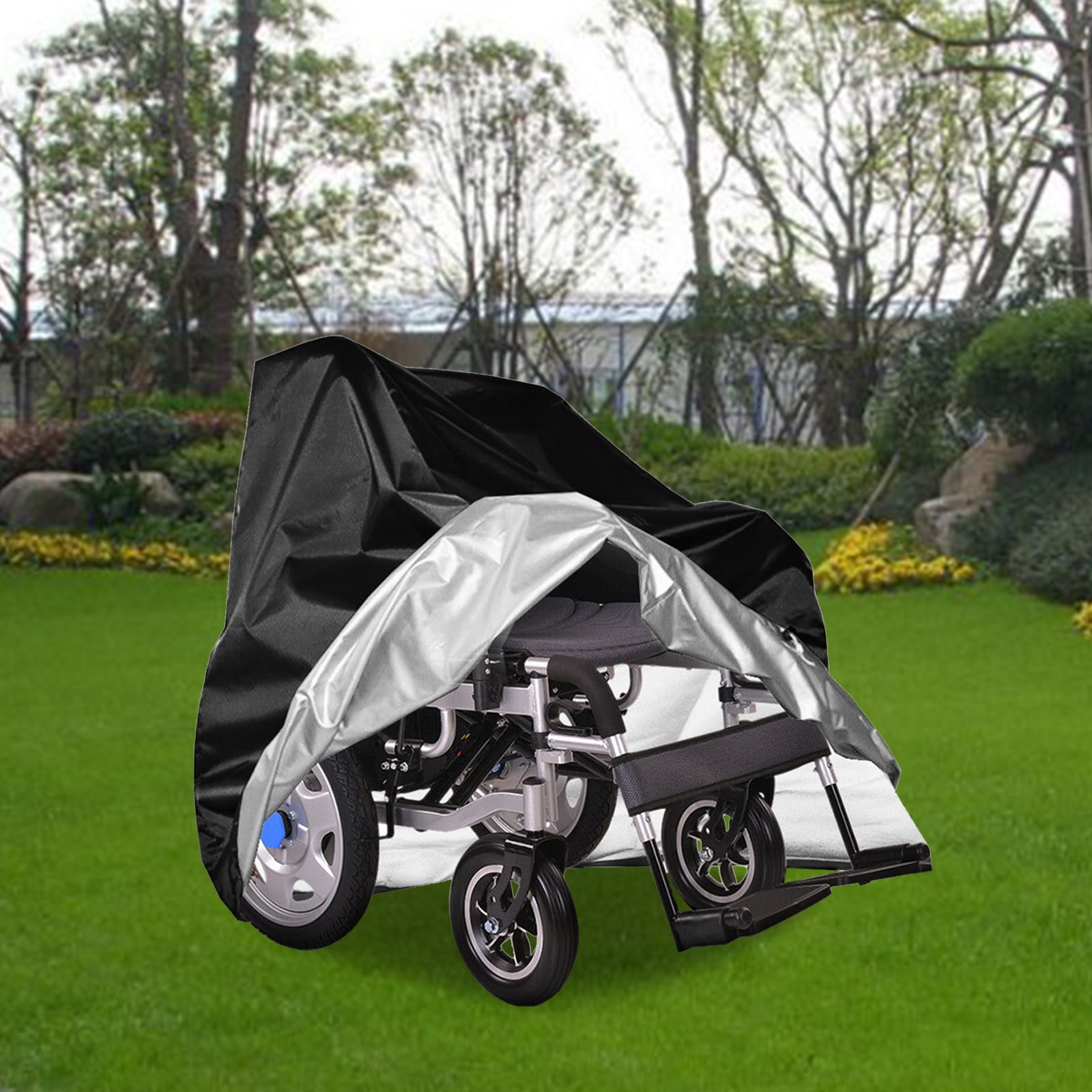 ChicHomey Wheelchair Dust Cover,210D Oxford Cloth | 4-in-1 Protection, Protector from Dust Dirt Snow Sun Rays, Dust & Rain Protection, Indoor & Outdoor Use
