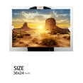 thumbnail image 6 of DecorArts - Sunrise over Monument Valley. Arizona Utah Scenic, US Landmark Giclee Canvas Prints for Wall Decor. 36x24x1.5", 6 of 6