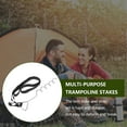 Trampoline Anchor Strap on Straps Tent Fixing Stake Outdoor Swings Steel Spiral Stakes Safety