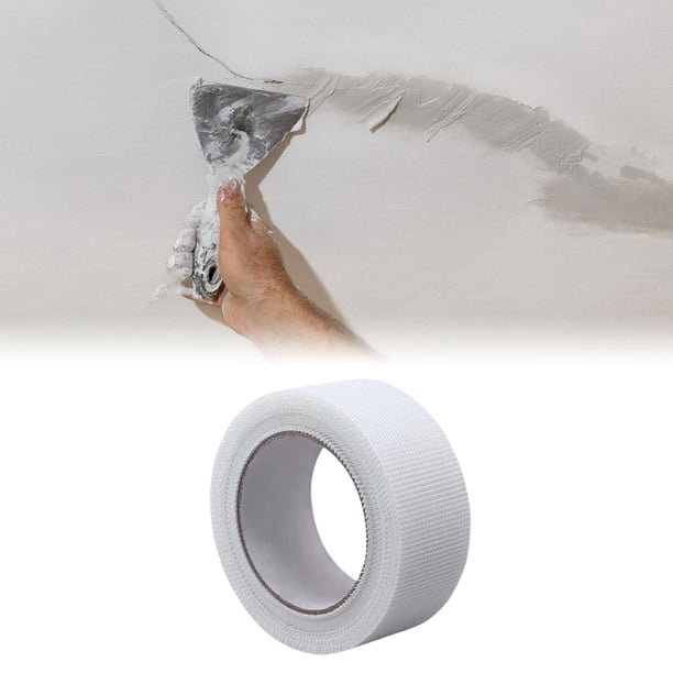 Cinta de malla de fibra de vidrio, 1 rollo de cintas para juntas, resistente al desgaste, material de mejora del hogar, cinta de costura de malla para Estilo A